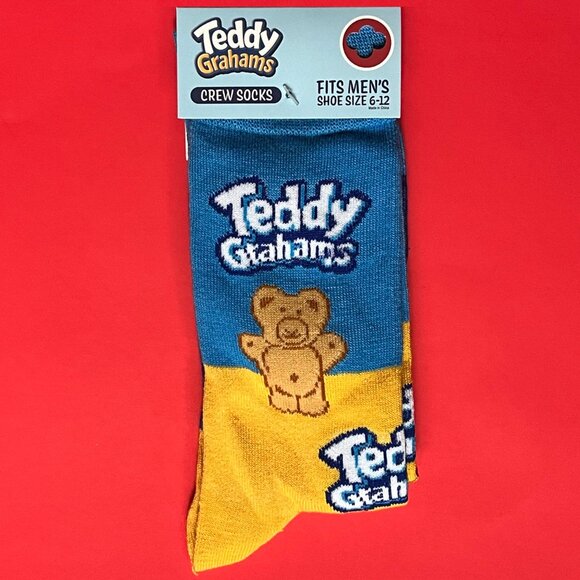 *3/$15* Mens Teddy Grahams Socks - Picture 2 of 3